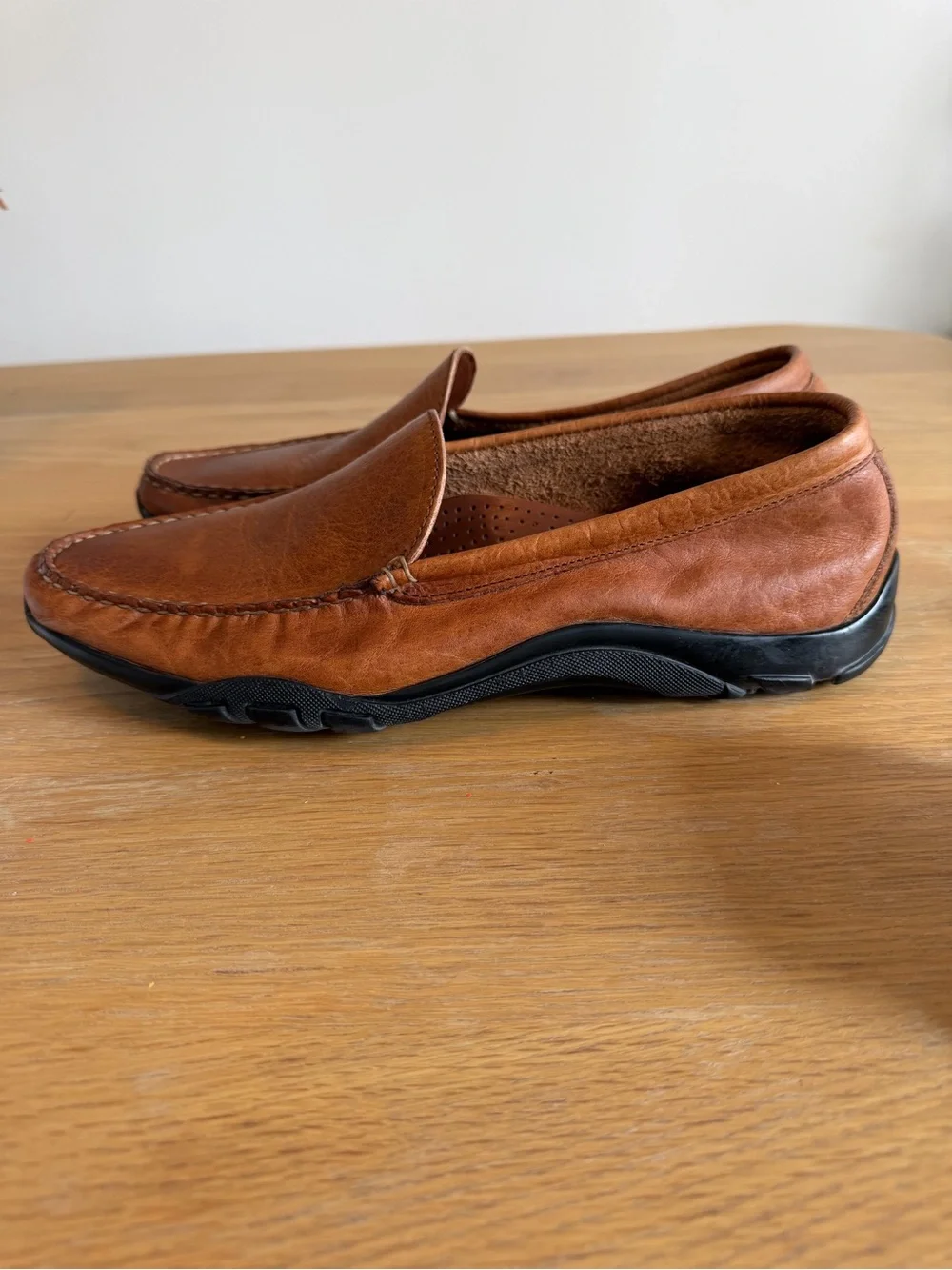 Allen Edmonds El Dorado brown leather Driving MOC Loafers Men’s Size 10 D